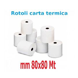 ROTOLO TERMICO 80X80X12MMM CONF. 10PZ OMOLOGATO