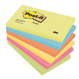 POST-IT NOTES 76MMX127MM COLORI FORTI