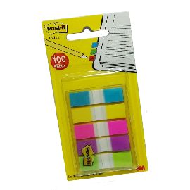 POST-IT INDEX 11,9MMX43,1MM COLORI FORTI