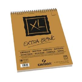 BLOCCO CANSON XL EXTRA-BLANC SPIRALATO 120FG.90GR A/3