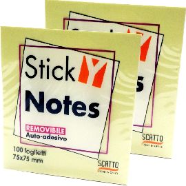 STICK NOTES 75X75MM